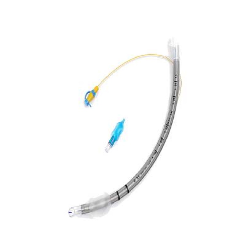 Reinforced endotracheal tube with suction port