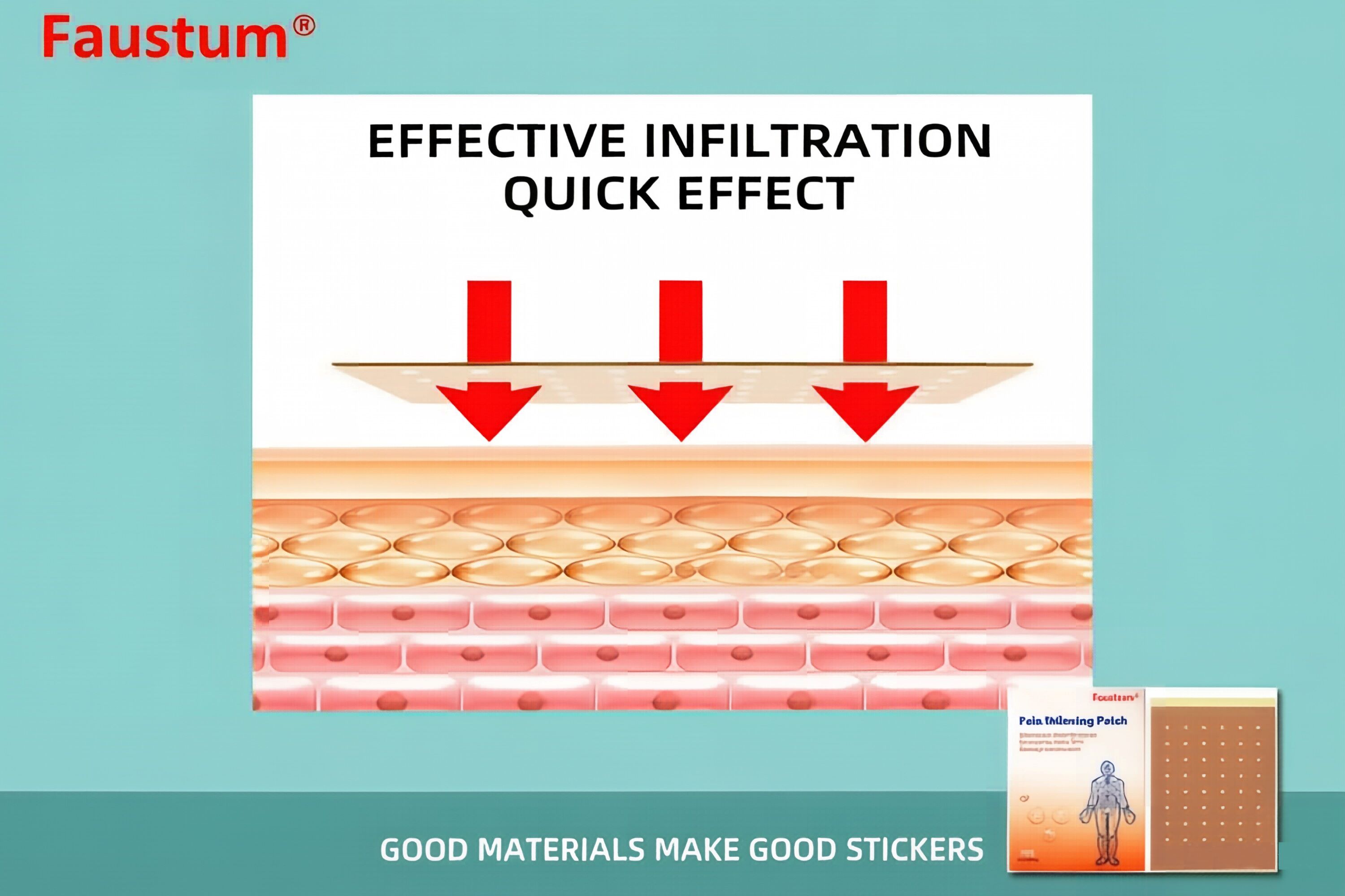 Faustum Pain Relieving Patch: Fast, Deep, and Gentle Relief